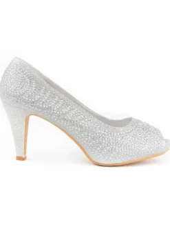 Pumps Unne74 in Silber