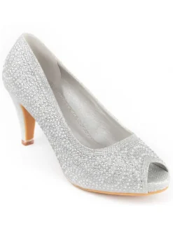 Pumps Unne74 in Silber