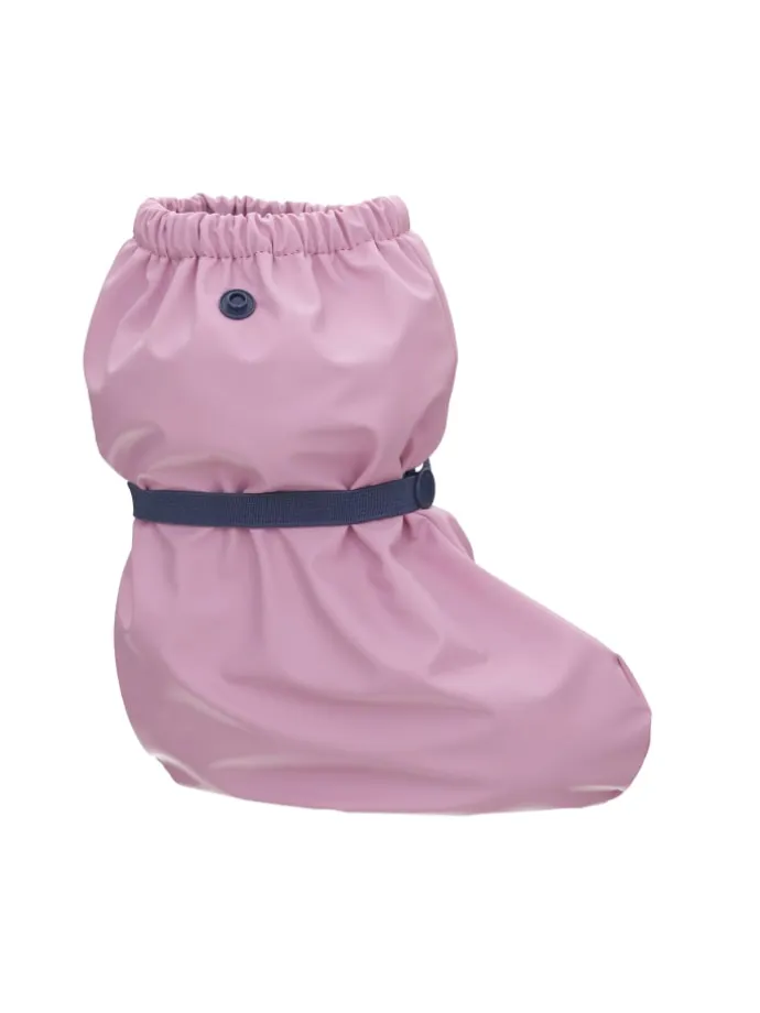 Regenfüßlinge mit Fleece-Futter in Rosa