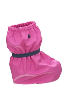 Regenfüßlinge mit Fleece-Futter in Pink