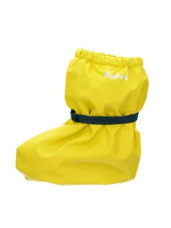 Regenfüßlinge mit Fleece-Futter in Gelb