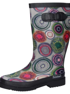 Regenstiefel Anja in schwarz/multi