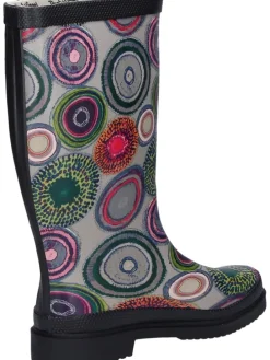 Regenstiefel Anja in schwarz/multi