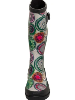 Regenstiefel Anja in schwarz/multi