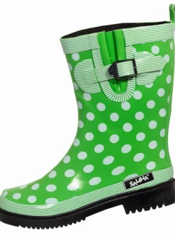 Regenstiefel Dorin-K in hellgrün/multi