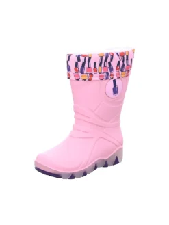 Regenstiefel Gefüttert in rosa