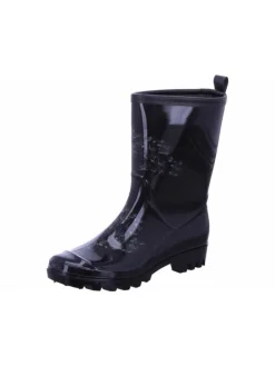 Regenstiefel Gefüttert in schwarz