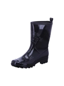 Regenstiefel Gefüttert in schwarz