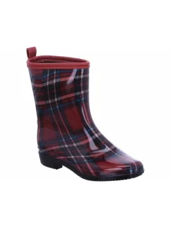 Regenstiefel Gefüttert in rot