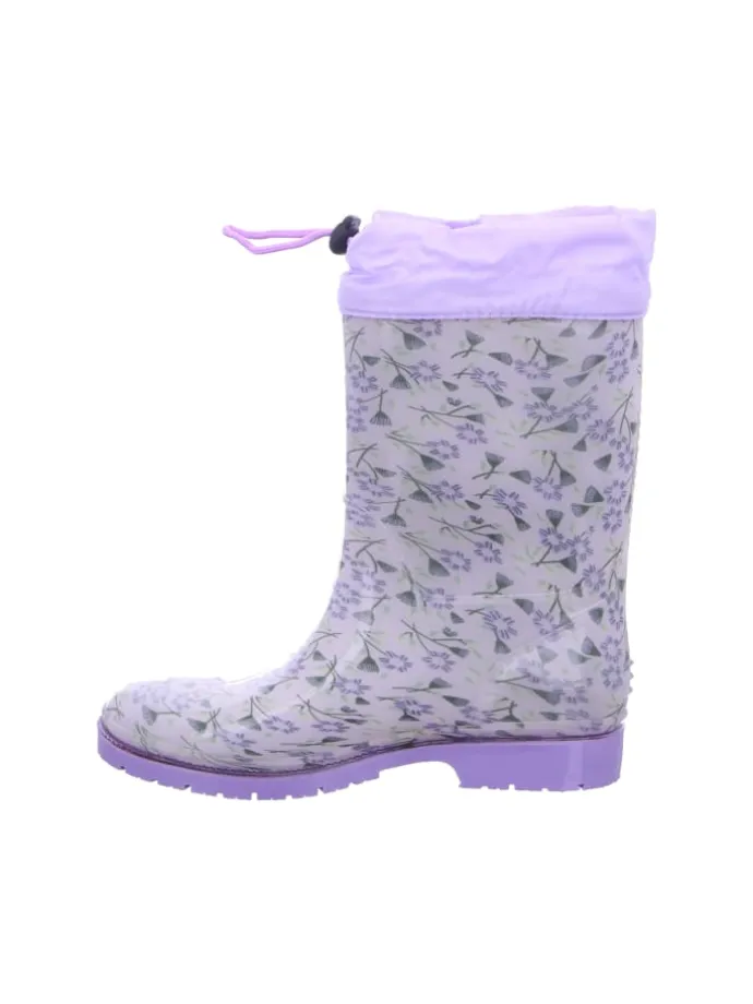 Regenstiefel Gefüttert in grau