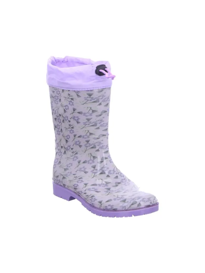 Regenstiefel Gefüttert in grau