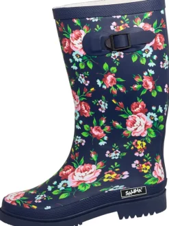 Regenstiefel Julia in dunkelblau/multi