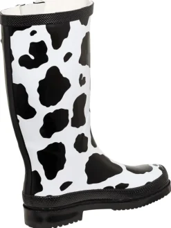 Regenstiefel KUH in schwarz/weiß