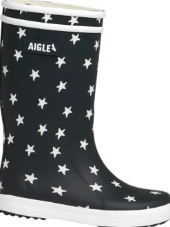 Regenstiefel Lolly-Pop 2 Sterne in marineblau/weiß