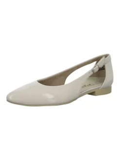 Riemchenballerinas in Beige