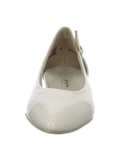 Riemchenballerinas in Beige