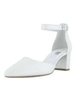 Riemchenpumps in Weiß