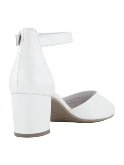 Riemchenpumps in Weiß