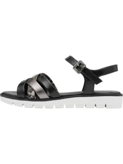 Sandale in BLACK COMB