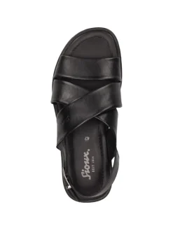 Sandale Mirtas in schwarz