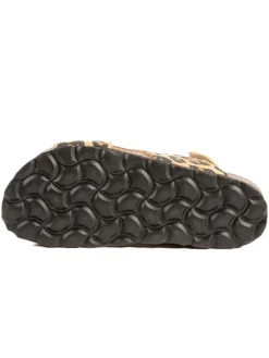 Sandalen in Beige/ Braun