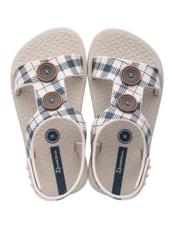 Sandalen in Beige/ Bunt in Beige