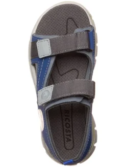 Sandalen in Blau/ Grau