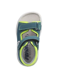 Sandalen in Blau/ Grün