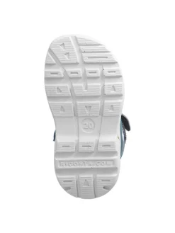 Sandalen in Blau/ Grün