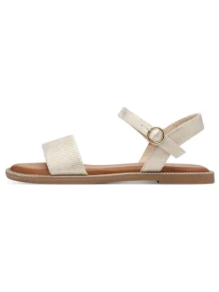 Sandalen in Creme