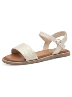 Sandalen in Creme