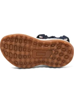 Sandalen in Dunkelblau/ Pink