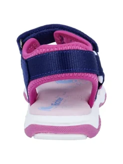 Sandalen in Dunkelblau/ Pink