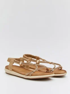 Sandalen in Gold