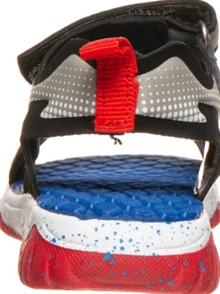 Sandalen in Grau/ Blau