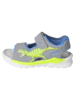 Sandalen in Grau/ Grün