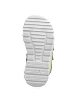 Sandalen in Grau/ Grün