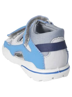 Sandalen in Grau/ Hellblau