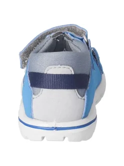 Sandalen in Grau/ Hellblau