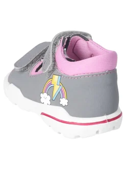 Sandalen in Grau/ Rosa