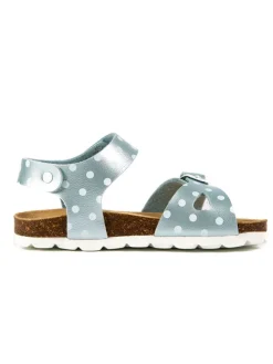 Sandalen in Hellblau/ Bunt