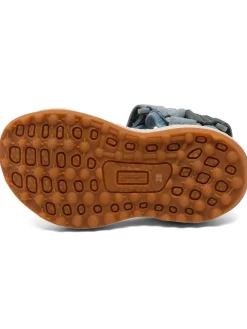 Sandalen in Hellblau/ Grau