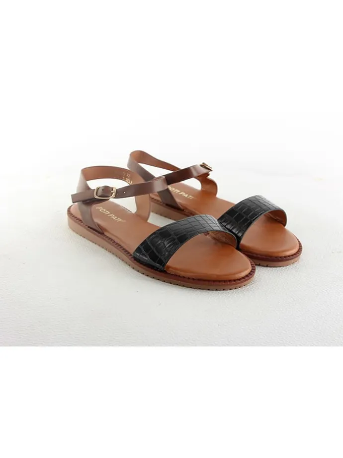 Sandalen in Hellbraun