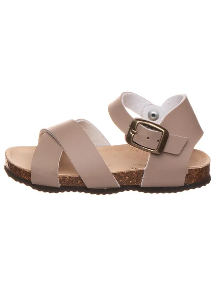 Sandalen in Hellbraun