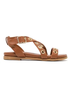 Sandalen in Hellbraun