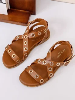 Sandalen in Hellbraun