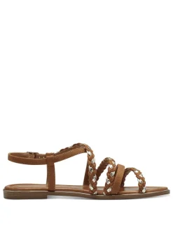 Sandalen in Hellbraun