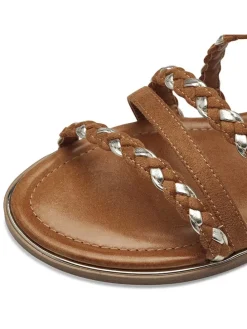 Sandalen in Hellbraun