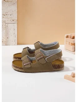 Sandalen in Khaki