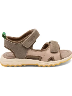 Sandalen in Khaki/ Beige
